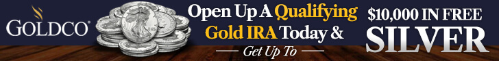 Get up to $10,000 in FREE silver when opening a gold IRA