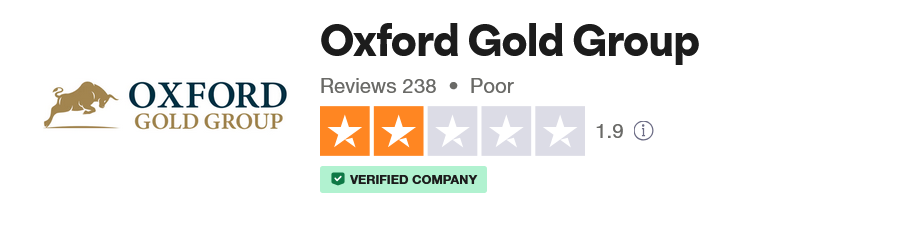 Oxford Gold Group Trustpilot Reviews