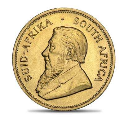 South African Krugerrand gold coin