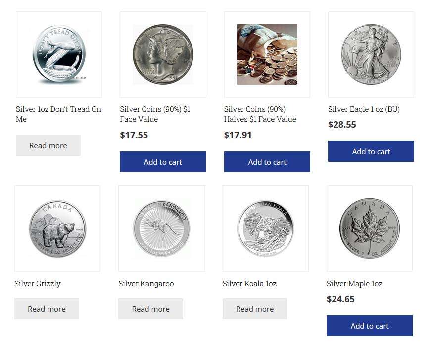 Boston Bullion Silver Coins
