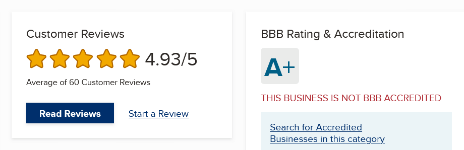 BullionMax BBB Ratings and Reviews