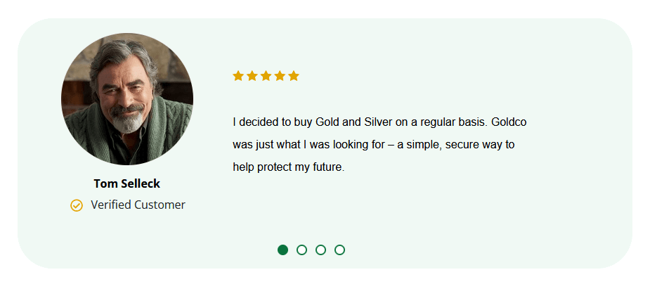 Goldco Review Tom Selleck