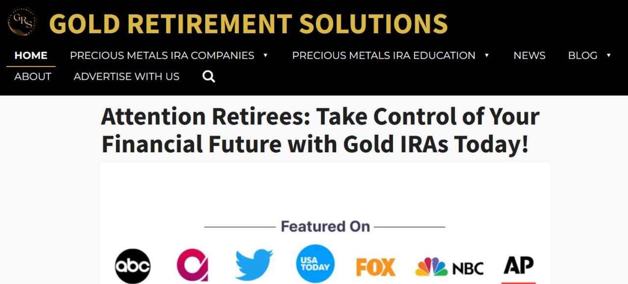 Introducing Our Friend Gold Retirement Solutions!