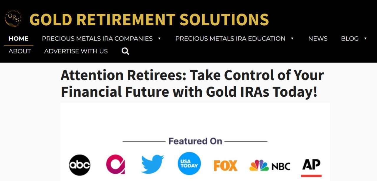 Introducing Our Friend Gold Retirement Solutions!