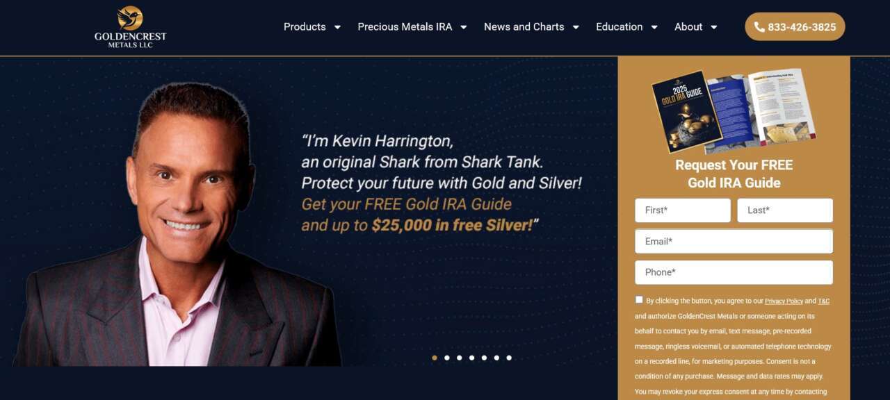 GoldenCrest Metals Website