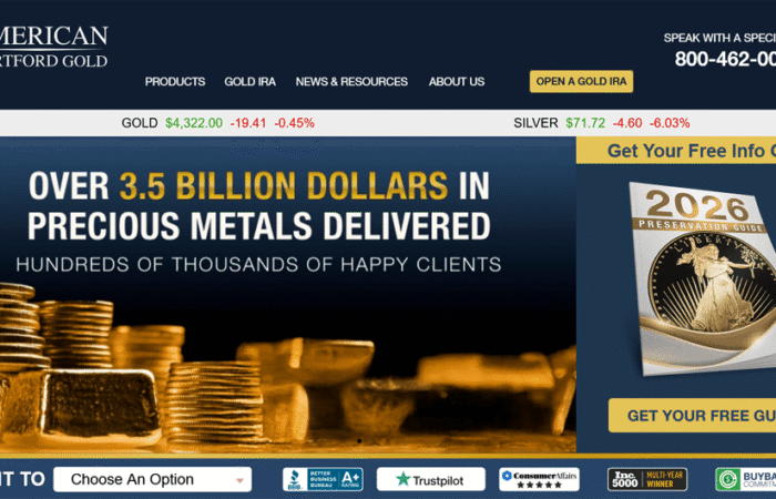 American Hartford Gold Review (2026): Trust Score, Performance & Reliability Explained