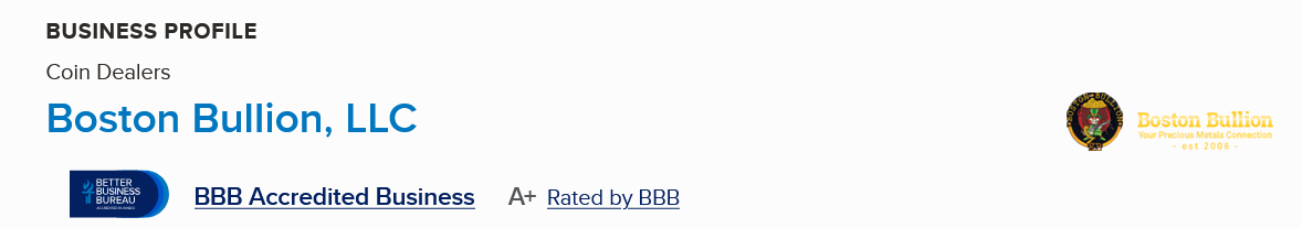 Boston Bullion BBB Rating