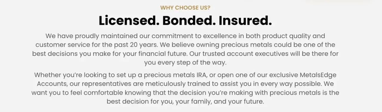 Metals Edge - Florida Licensed Bullion Dealer