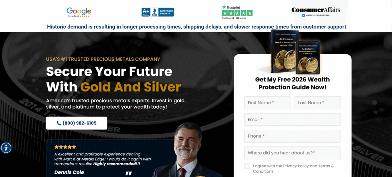 Metals Edge Review 2026: Hidden Fees, Ratings, and What Investors Should Know