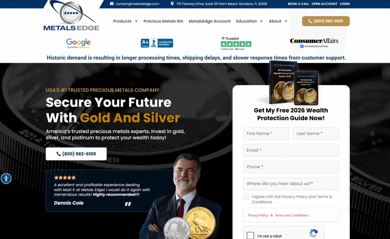 Metals Edge Review 2026: Hidden Fees, Ratings, and What Investors Should Know