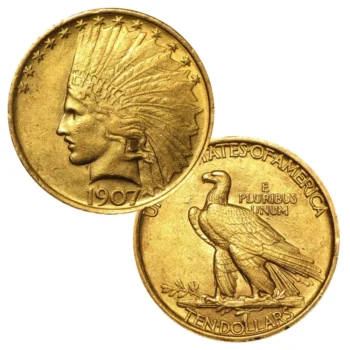 Indian Head Eagle Coins ($10, $5)