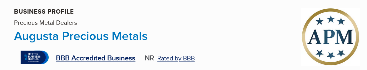 Augusta Precious Metals BBB Rating 2026