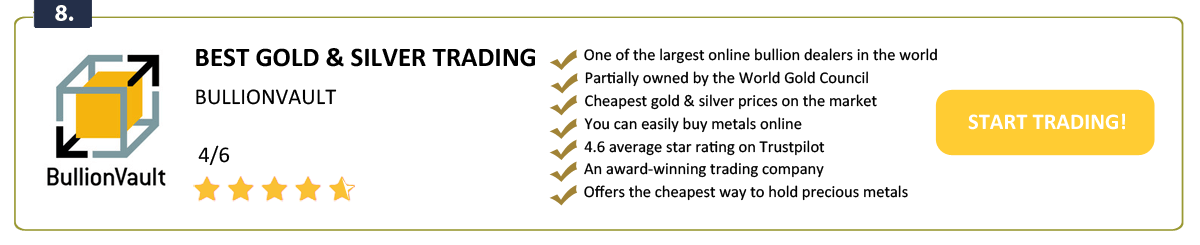 BullionVault: Best Online Gold & Silver Trading Platform