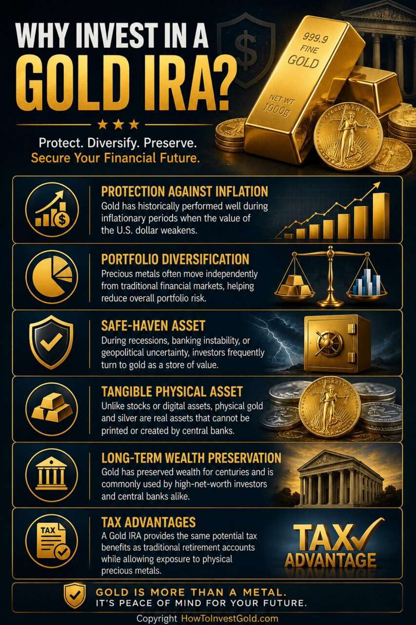Why Invest in a Gold IRA Infographic