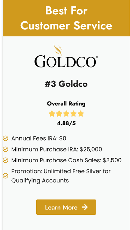 Goldco: Best for Customer Service