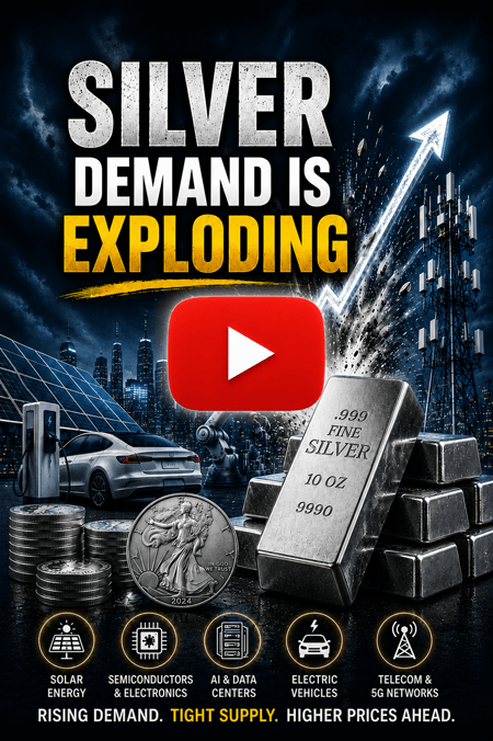  Silver Demand Is Exploding… Here's Why Prices Could Skyrocket 