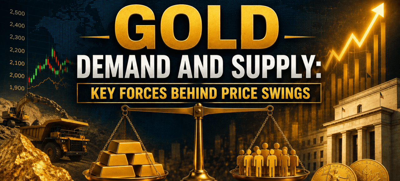 Gold Demand and Supply: 4 Key Forces Behind Price Swings