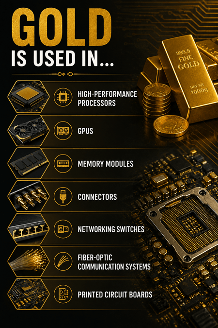 Gold Industrial Uses