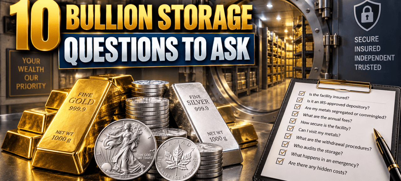 Protect Your Metals: 10 Bullion Storage Questions to Ask to Protect Your Metals