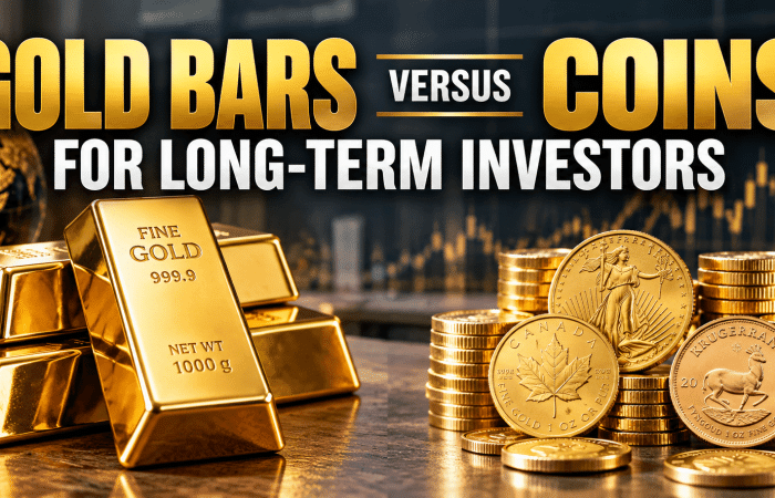 Gold Bars Versus Coins for Long-Term Investors and Gold IRAs