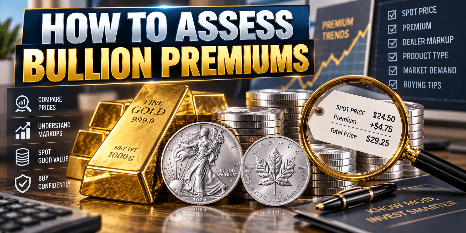 How to Assess Bullion Premiums Before You Buy
