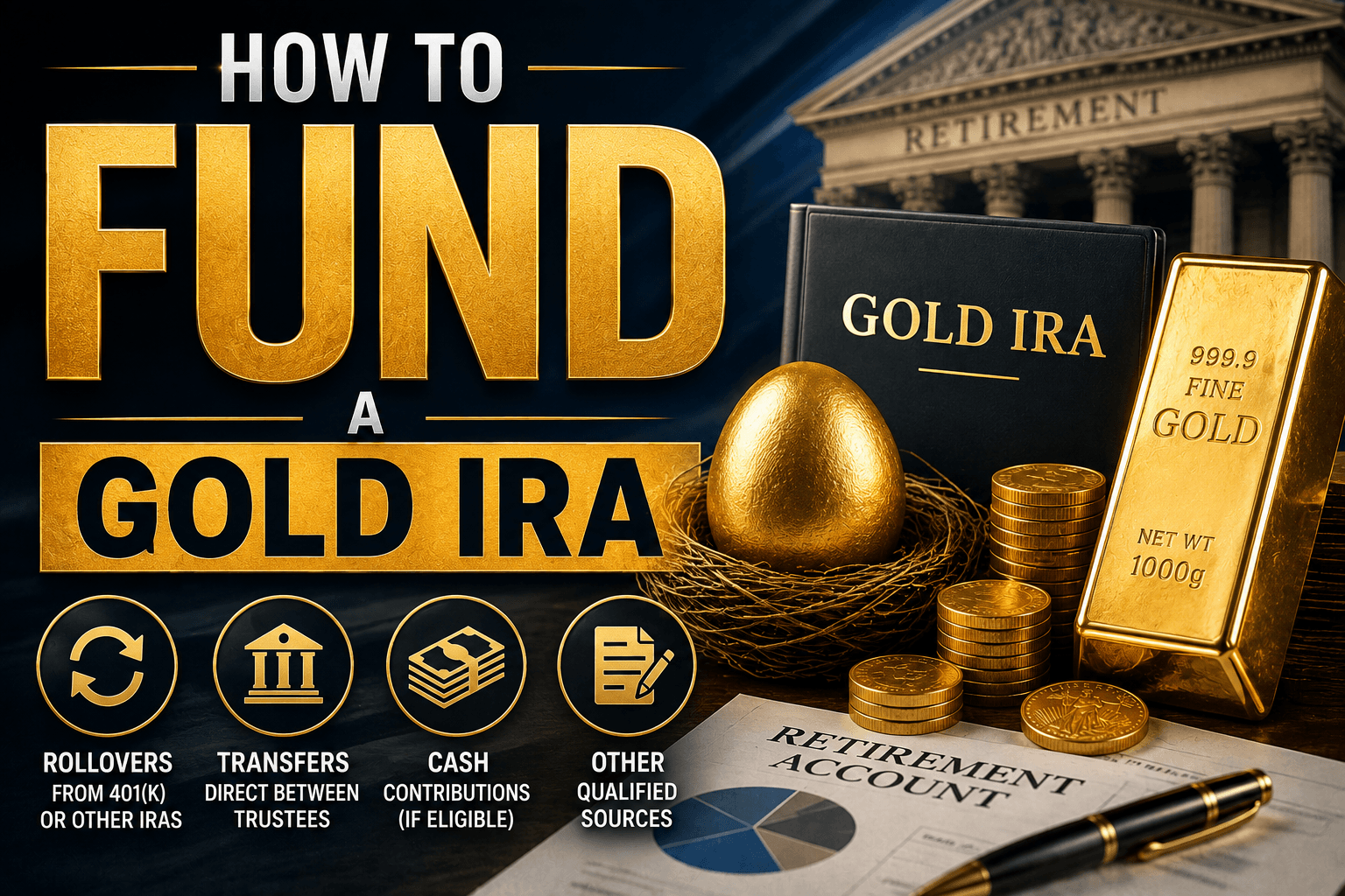 How to Fund a Gold IRA: Best Options and Rules Explained