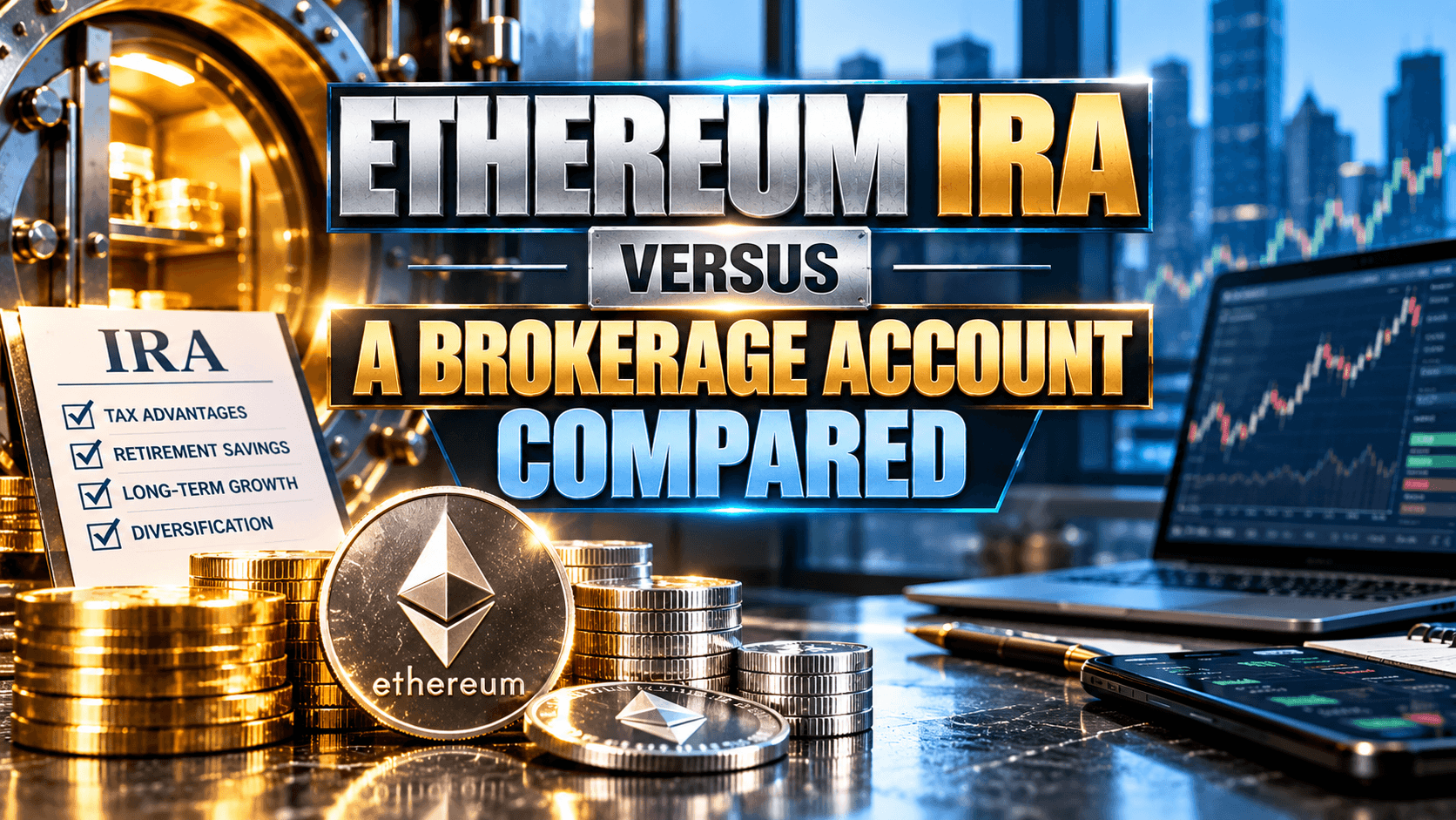 Ethereum IRA Versus a Brokerage Account Compared: Which Is Best?
